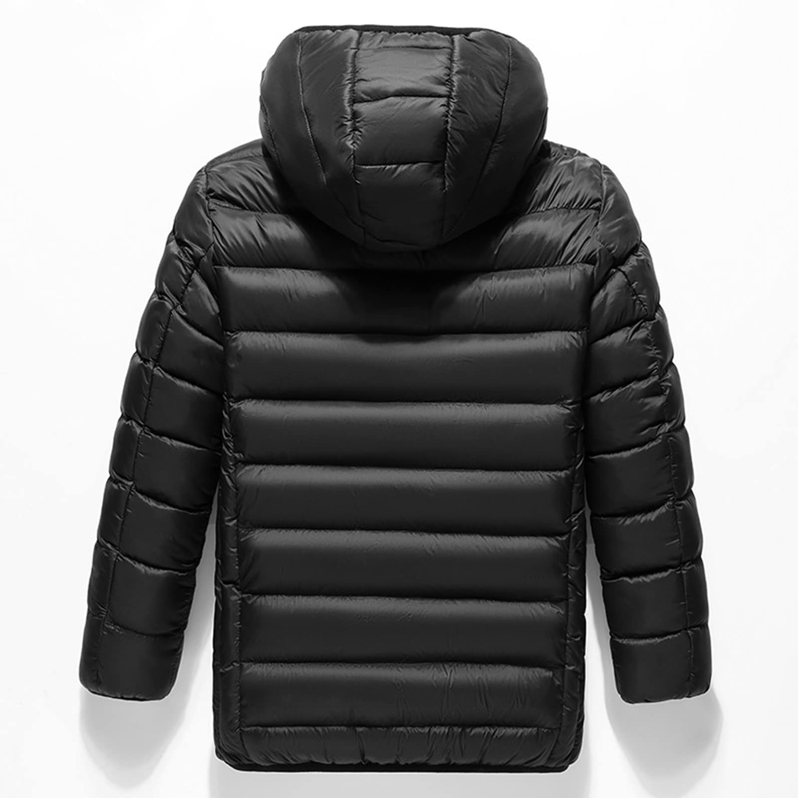 Veste Chauffant Enfants GarçOn Filles Heated Vest Couleur Nu Capuche Manches Longues avec Chauffe-Corps électrique USB Lavable Coupe-Vent Vêtements D'Extérieur pour Enfants Ski en Plein Air 4-15 Ans