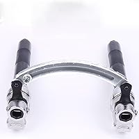 Vista 4 de DPTOOL Herramienta de compresor de resorte automotriz, 2 piezas de alta resistencia, compresores de resorte helicoidal, herramienta con soporte