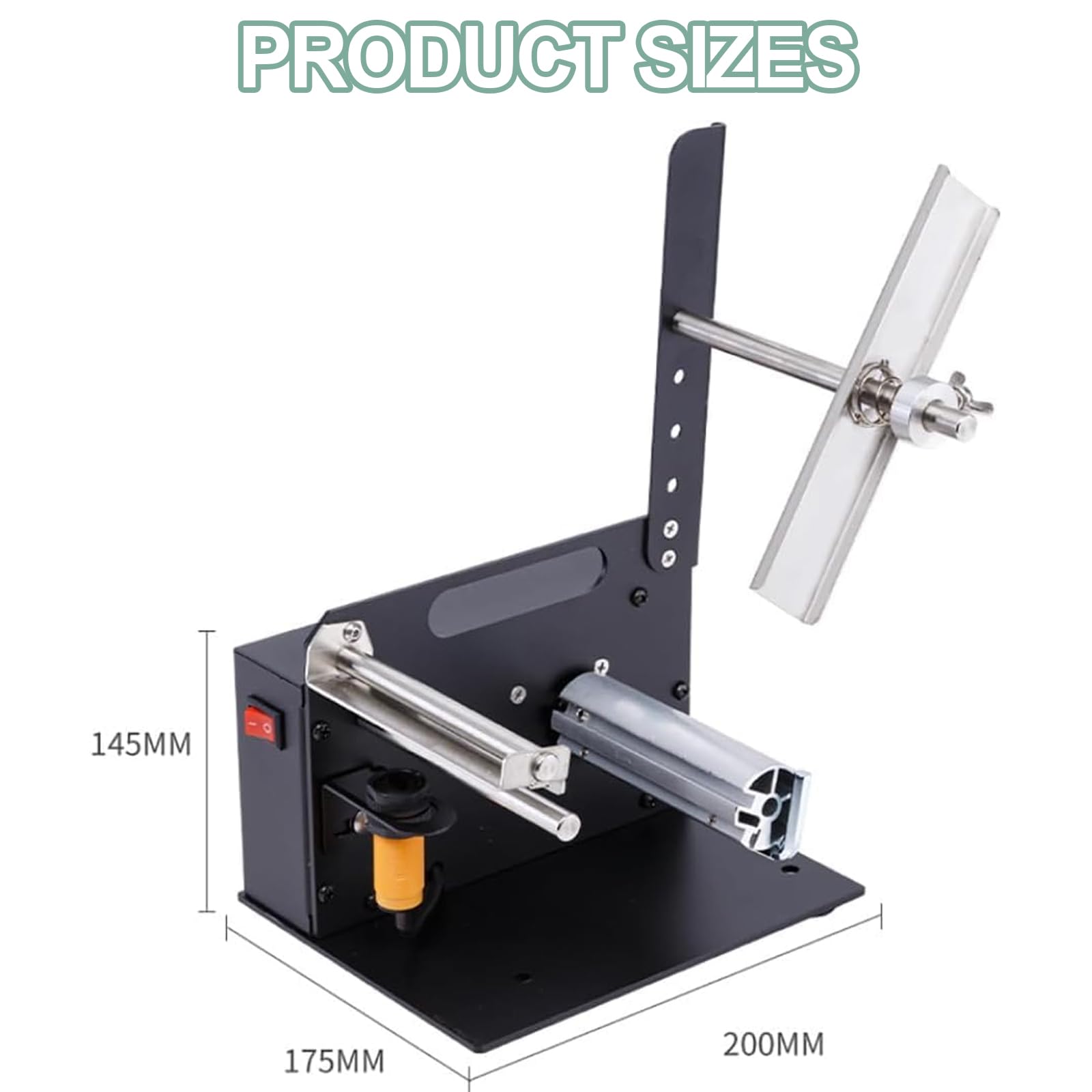 Automatische Etikettenabisoliermaschine, 15,2 cm/s Geschwindigkeit, 200 mm Etikettendurchmesser, für selbstklebende PET-PVC-Etiketten, einfach oder mehrere Reihen abziehen