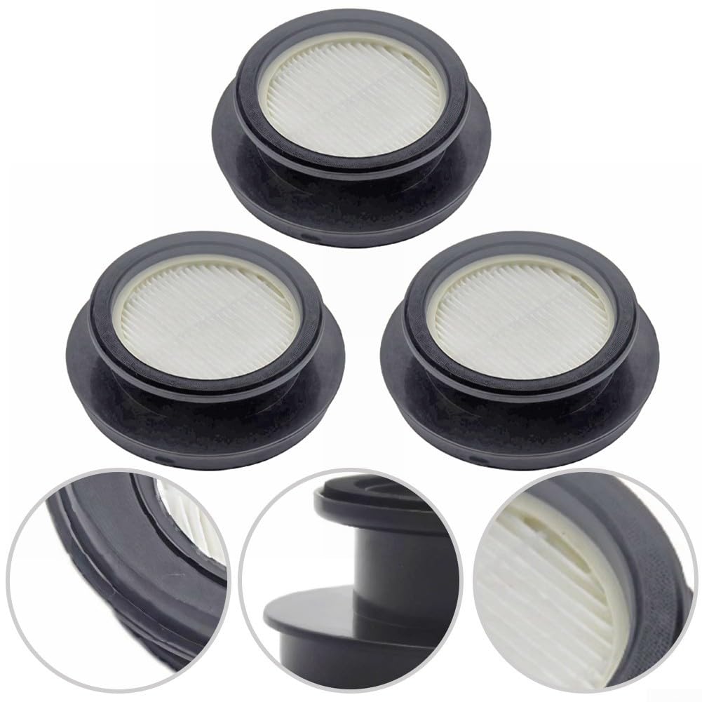 Kit di 3 filtri di ricambio compatibili con aspirapolvere senza fili SunSare X7A e Fieety, parti filtranti facili da pulire per una cattura efficiente della polvere