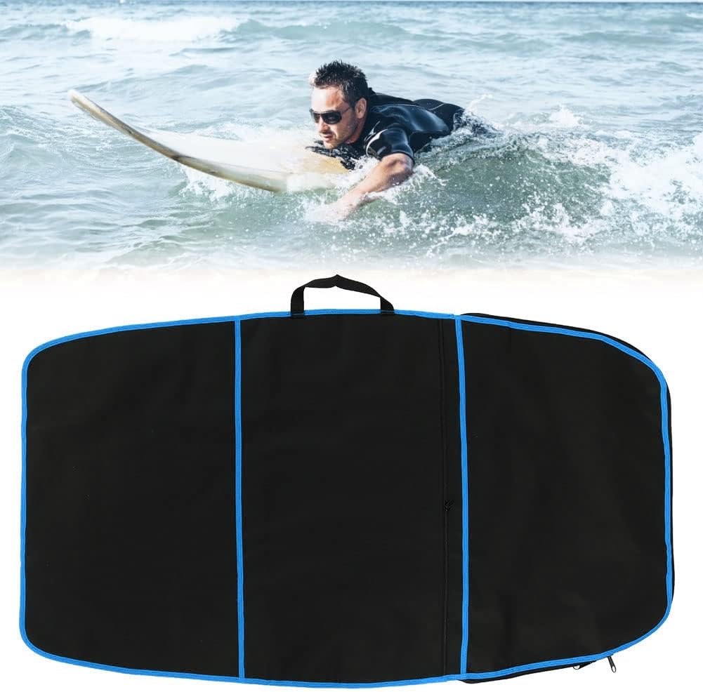 plplaaoo Surfboard Bodyboard Carry Bag Durable Polyester Protective Cover for Surfing Gear Storage Accessories Yellow Stripe Red Stripe Blue Stripe 48.4x28.1 Inches