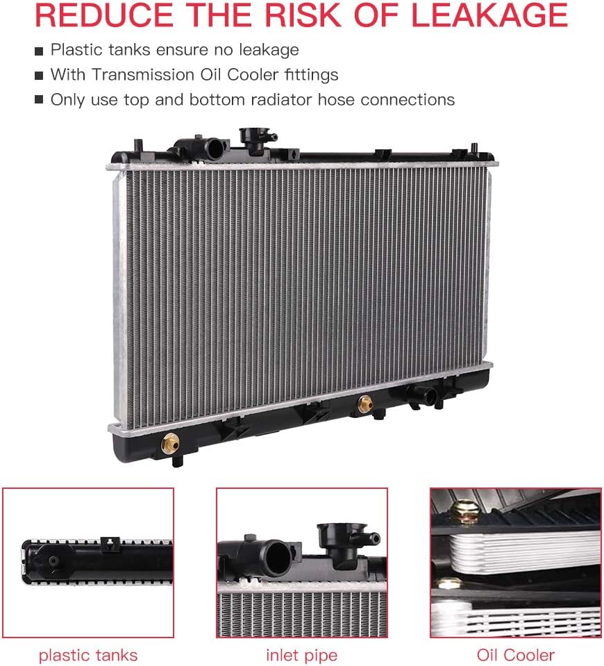 cciyu 2747 Radiator Replacement for 2002-2006 For Mini for Cooper 1.6L