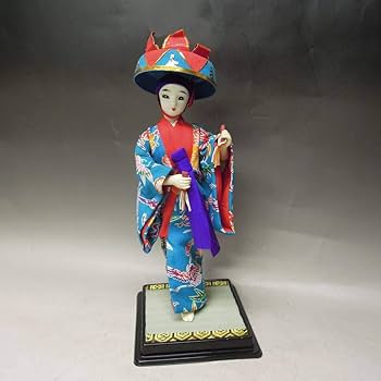 Amazon.co.jp: 《 琉球人形 四つ竹人形 》 四つ竹踊り 昭和 レトロ