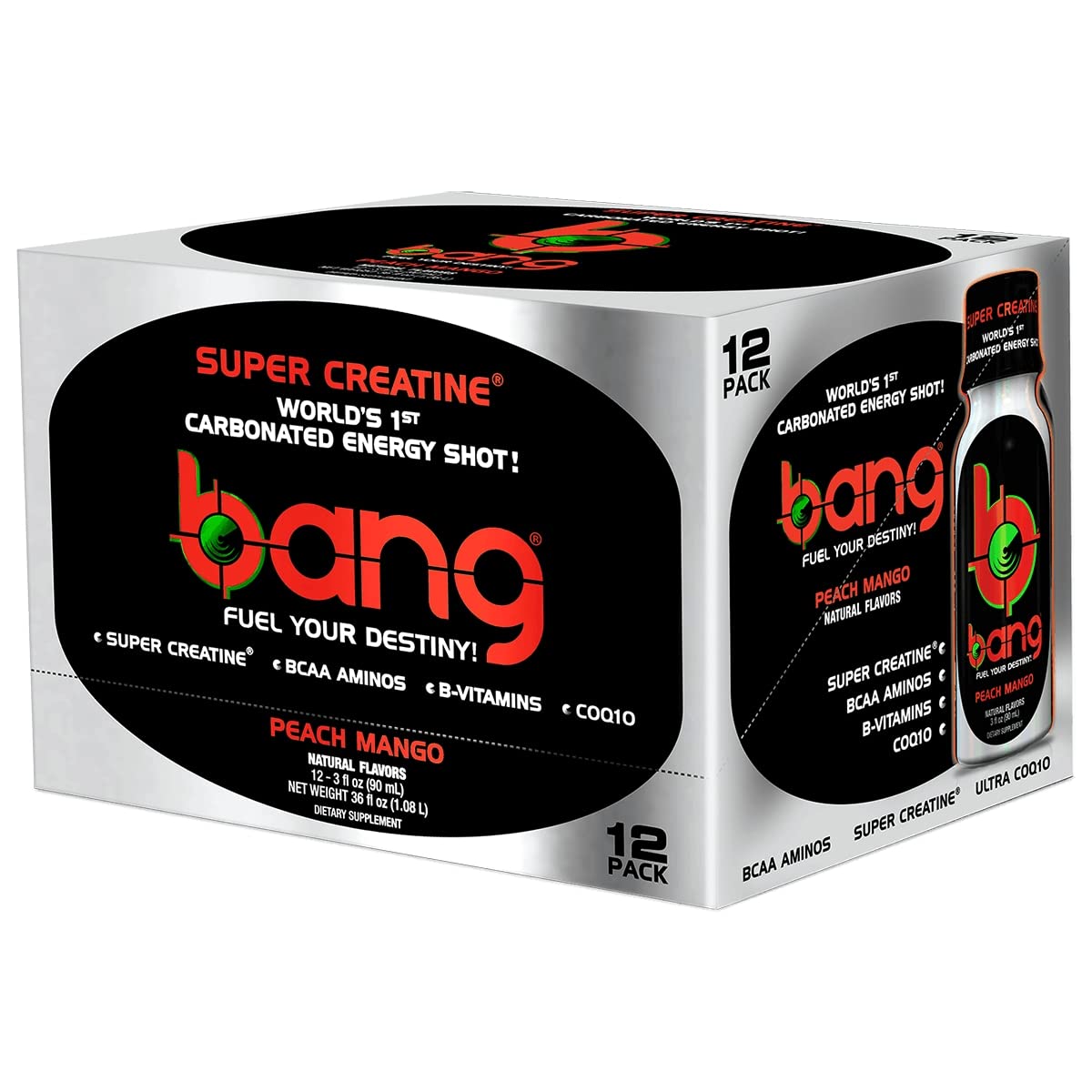 VPX Bang Shot - Peach Mango 12-3 fl oz Bottle(S)