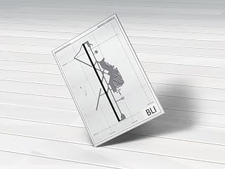 MG Global Modern Hanging Canvas Print of Bellingham International Airport Bli | 8x12 12x18 16x24 20x30 24x36 Minimalism Wall Art for Gift | Minimalist Home Office Decor