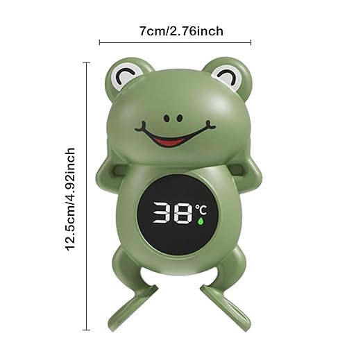 Miniatura 2 de Termómetros de baño seguros para bebés, probador de temperatura del baño, termógrafo de temperatura del agua de rana de dibujos animados,