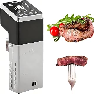 Sous Vide-maskin 1600W 70l, IPX7 Vattentät Kommersiell Spis, Snabb Uppvärmning Med Immersionscirkulator Och Timer, Noggrann Temperaturkontroll, Matlagning Vid Låg Temperatur, Rostfritt Stål, Tyst