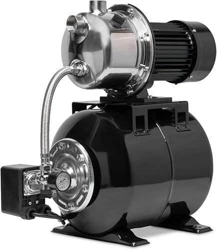 Miniatura 9 de XtremepowerUS 1.6HP Pozo Pozo Bomba Tanque Jardín Bomba de Agua Sistema Booster Presurizado Riego Granja 1000GPH, 1200W