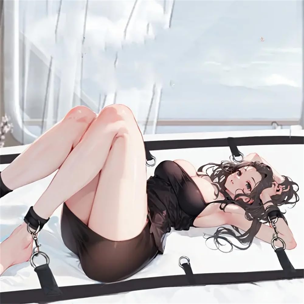 1 set di cuscini da letto, tracolla regolabile in corda super facile da installare, giocattolo con polsini per aumentare il divertimento di gioco