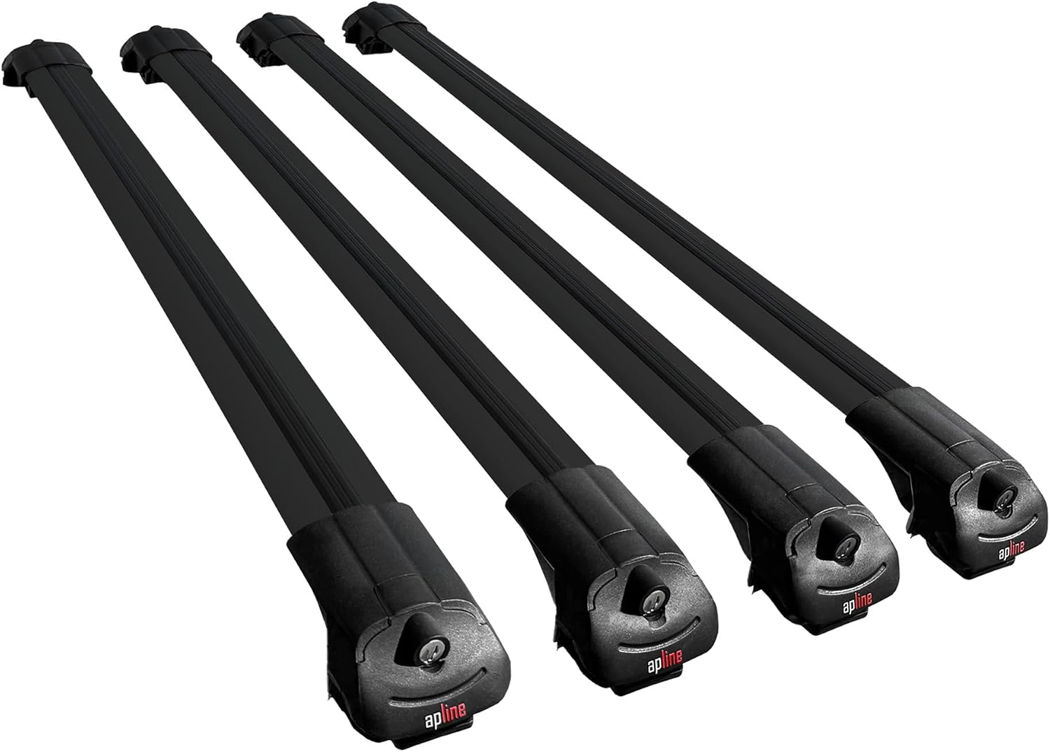 accessorypart Compatible with Mercedes Vito 2 (W639) Post-Facelift 2010-2014 ACE-1 Car Roof Rack Cross Bar Black Aluminium 4 Bars