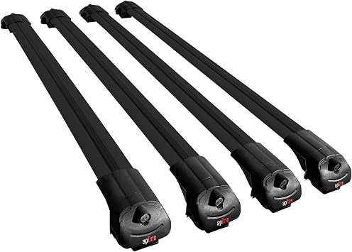 Citroen Nemo 2007 ve Sonrası ile uyumlu ACE-1 Ara Atkı Tavan Barı SİYAH 4 ADET BAR