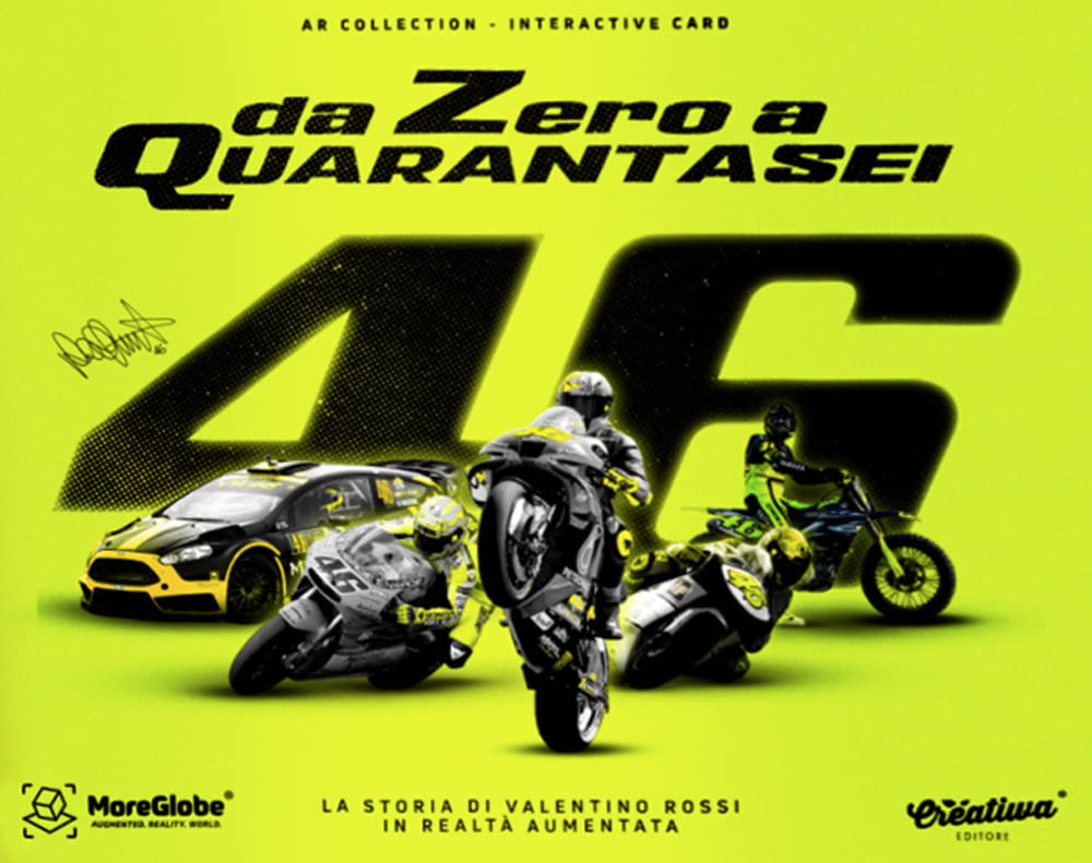Album figurine di Valentino Rossi in realtà aumentata con highlights, video inediti e 3D interattivi