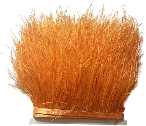 Miniatura 6 de Burgendy - Borde de flecos de plumas de avestruz de 2 yardas de 4 a 6 pulgadas de ancho para disfraces, costura, manualidades, decoración, Borgoña
