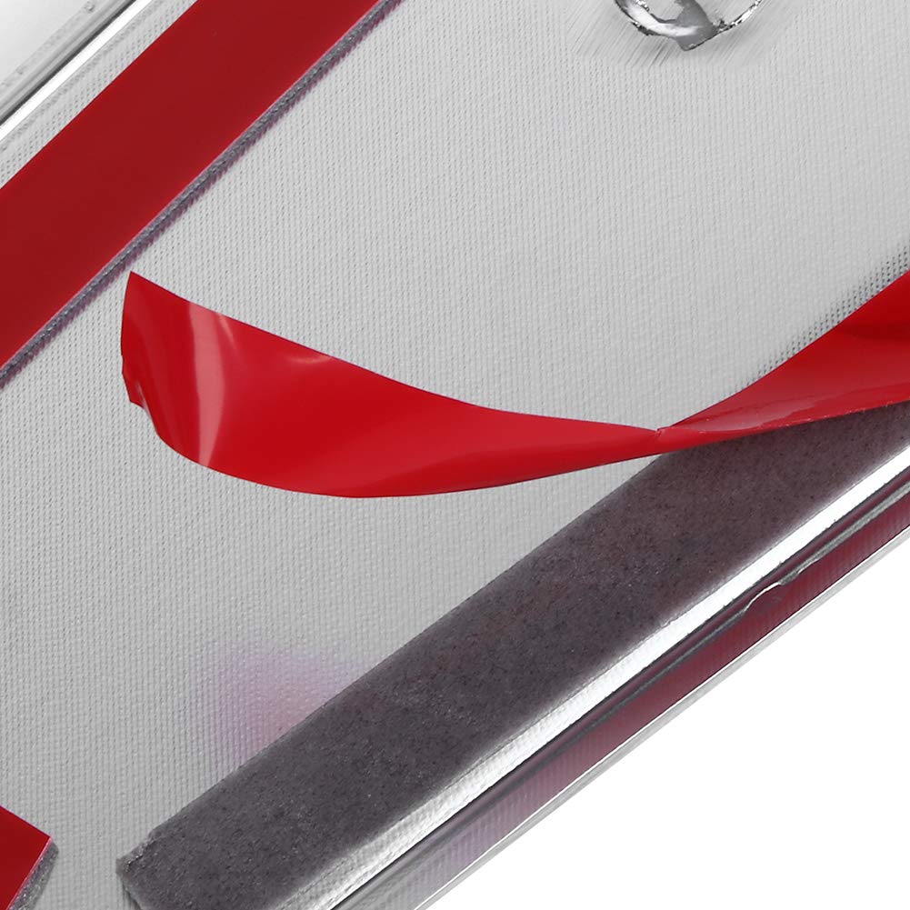 Panel decorativo para consola central de coche, embellecedor interior ABS de primera calidad, diseño de lujo brillante, accesorio de protección contra arañazos para GLB Clase B (Cromo)