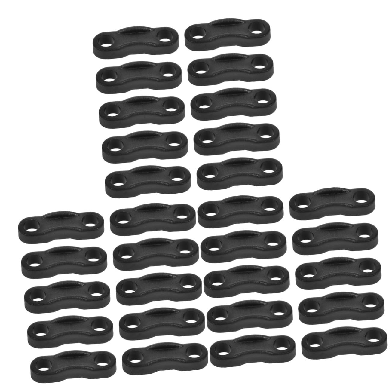 DOITOOL 30pcs Electric Wire Clips Wire Cable Clamps Holder Clips for Baggage Door Catches Rope Electric Cable Mounting