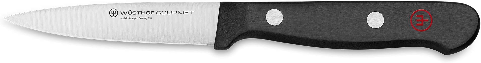 Gourmet 3" Spear Point Paring Knife, Black