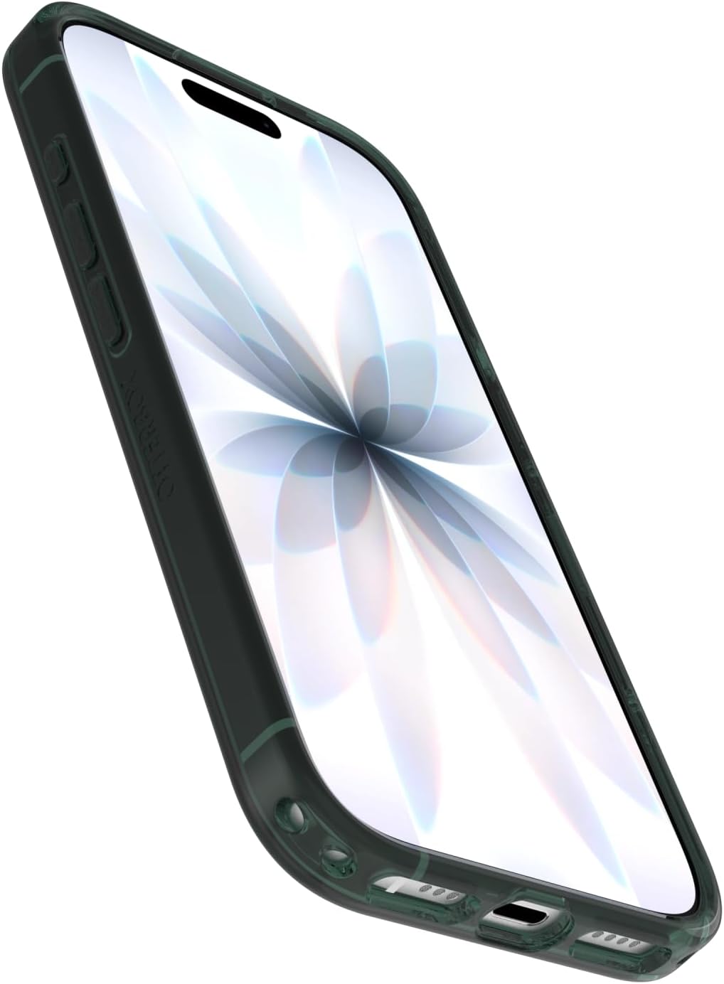 OtterBox iPhone 17 Symmetry Series Clear Case - Golden Bloom - Green - Ultra-Thin, Sleek iPhone Case, MagSafe with Camera Control