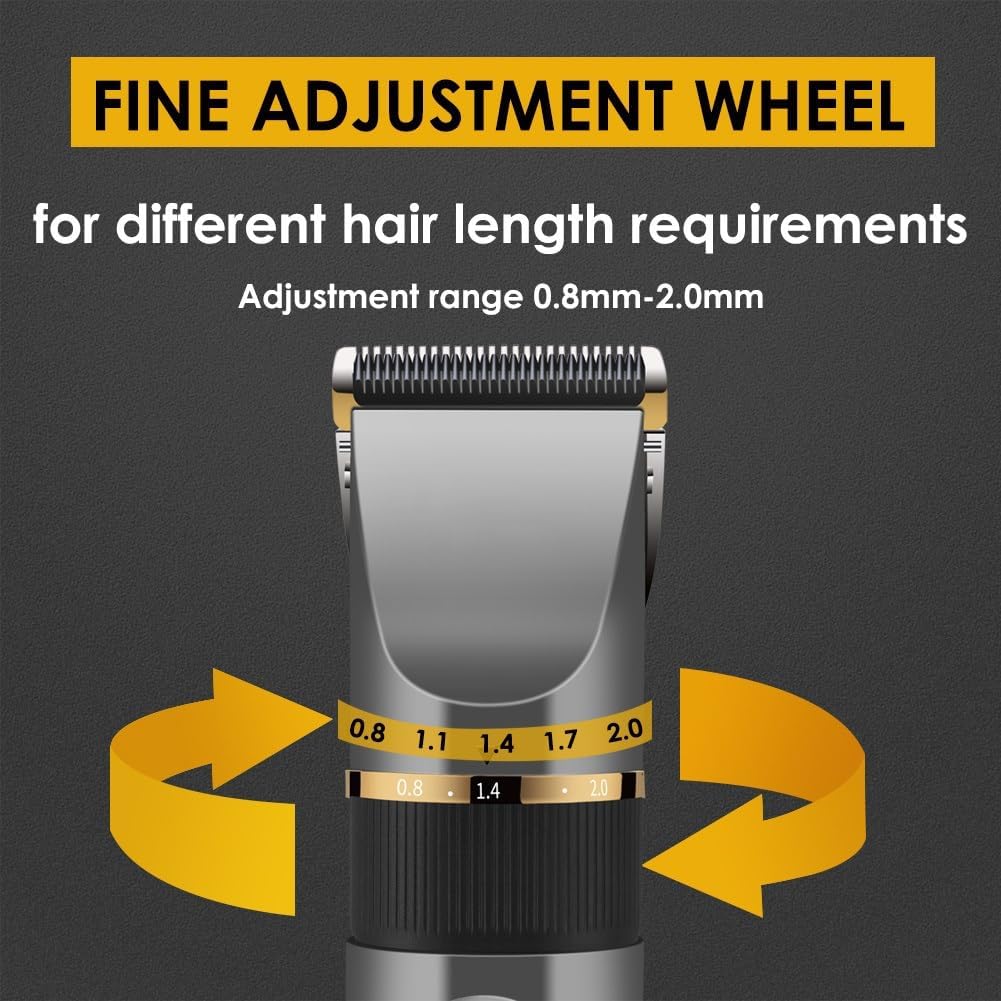 Hair Electric Rs for Men Mens Professional Ceramic Blade Trimmer Haircut Machine IPX6 Waterproof