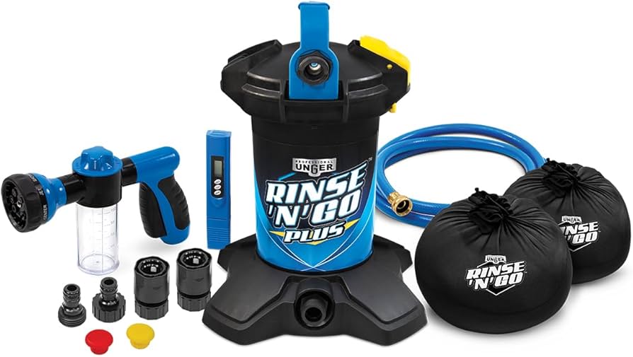 Rinse 'N Go スポットレスカー洗浄システム Amazon.com: Unger Professional Rinse 'n' Go Spotless Car Washing