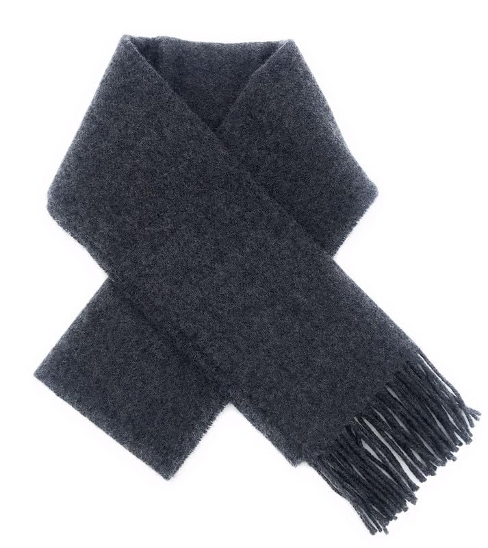 BRAW CLANS TARTANSScarf - Scottish Tartans - 100% Lambswool - Extra Long Scarves - 24 * 180 cm - Made in Scotland