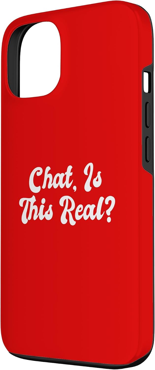 Chat is This Real Live Streaming Funny Gen Z Meme Streamer Case for iPhone 13 image 2