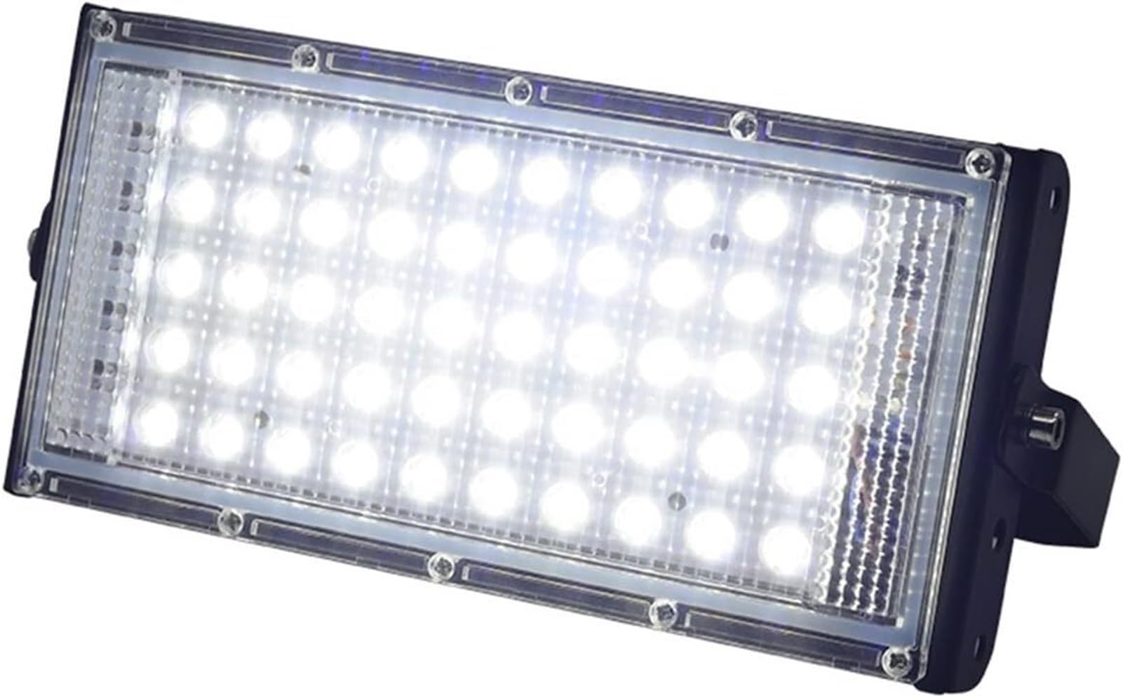 YTBHSHXZ Outdoor Lights， IP65 LED Street Lamp Red Blue Green Landscape Lighting for Garden, Backyard, Garage, Doorways(White 50W)