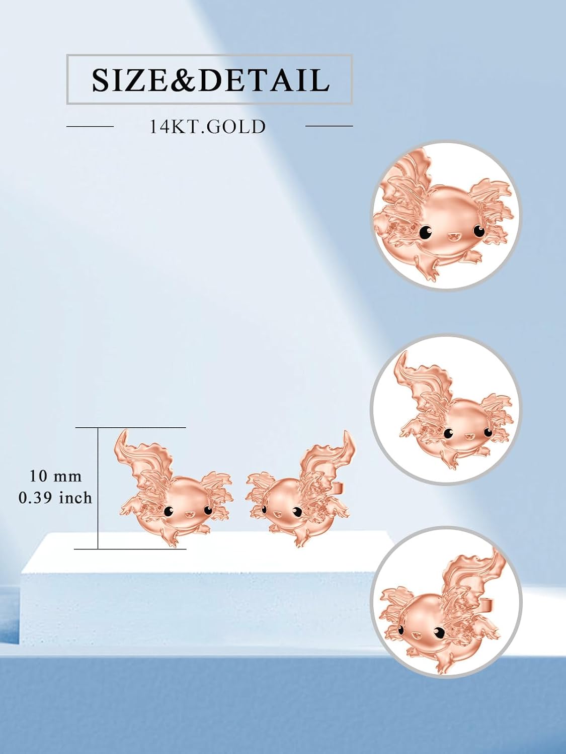 925 Sterling Silver Animals Stud Earrings for Women Horseshoe/Cow/Butterfly/Cat/Sloth/Koala/Axolotl/Hedgehog/Squirrel/Dragon/Labrador Earrings Jewelry Gift