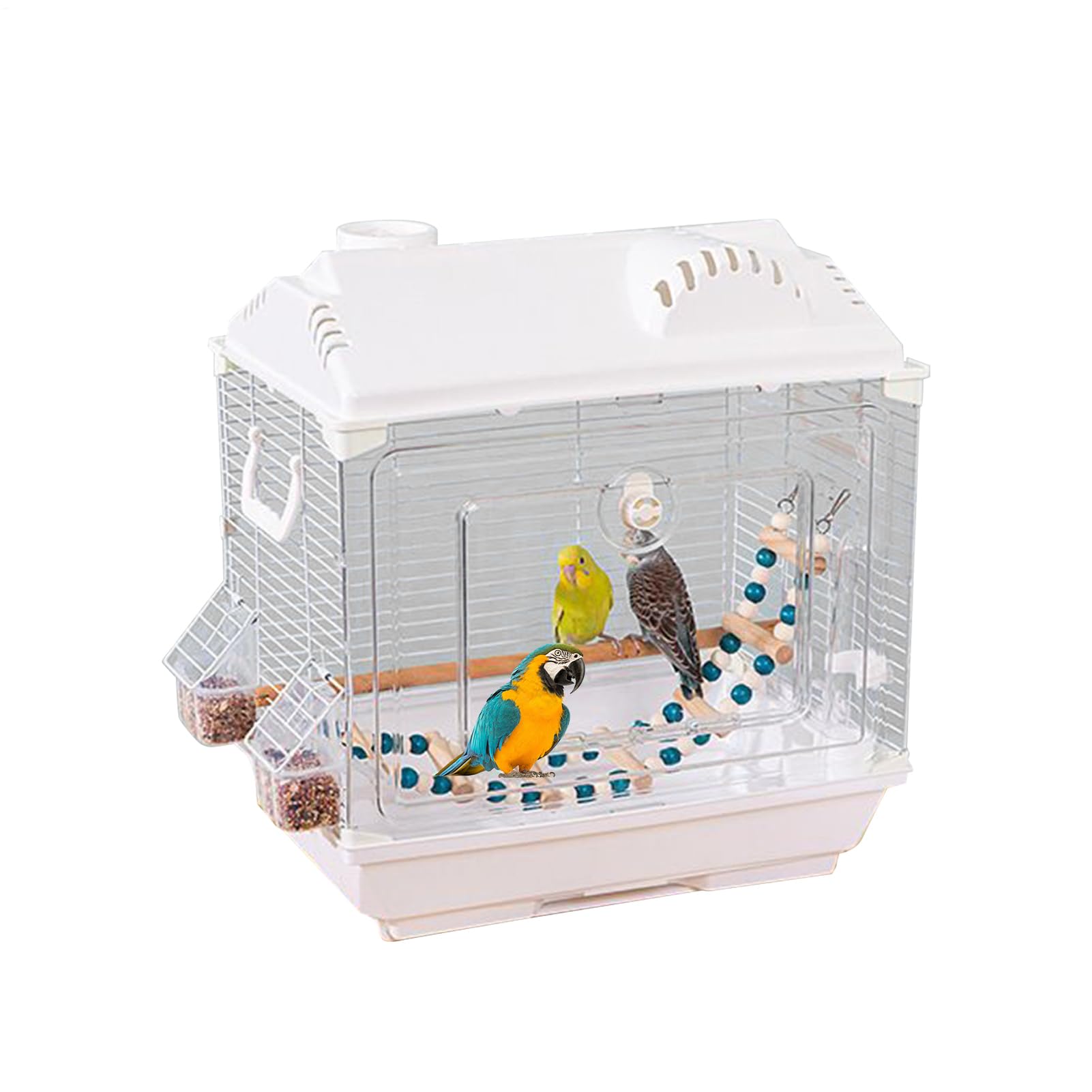 Transportín de Viaje para Aves Transportín Portátil y Transpirable | Transportín Para Aves Ninfas Y Animales Pequeños para Cacatúas, Agapornis, Conuros, Interior y Exterior, Hogar y