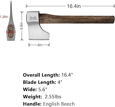 The Woodpecker- 1Pack Professional Throwing Hatchet for Axe Throwing Competitions