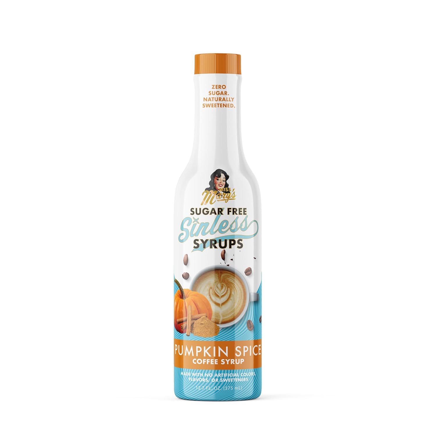 Sugar Free Pumpkin Spice Coffee Syrup Stevia Based, No Sugar Alcohols or Sucralose