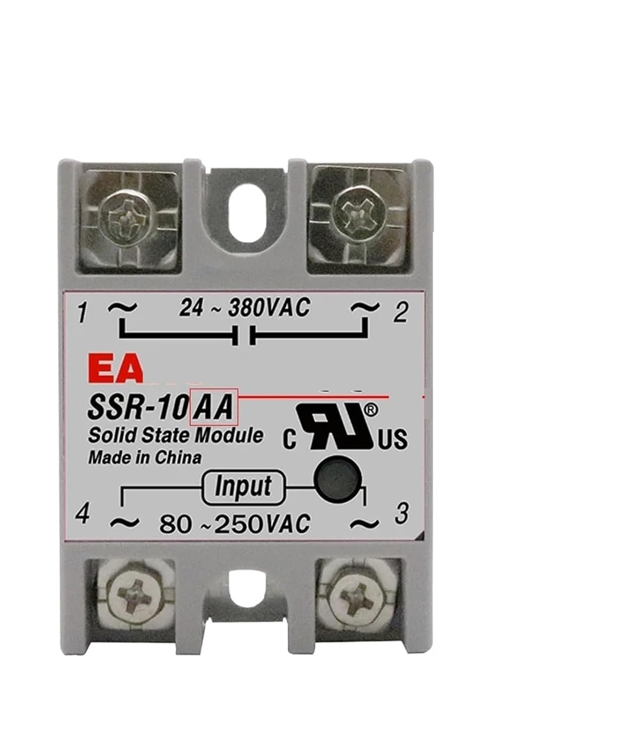 SSR-25DA SSR-40DA SSR-40AA SSR-40DD SSR 10A 25A 40A 60A 80A 100A DD DA AA Solid State Relay Module(DD)