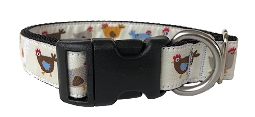 Miniatura 2 de Chickens Dog Collar (fits a medium to large size dog) (Large (14" - 22"))