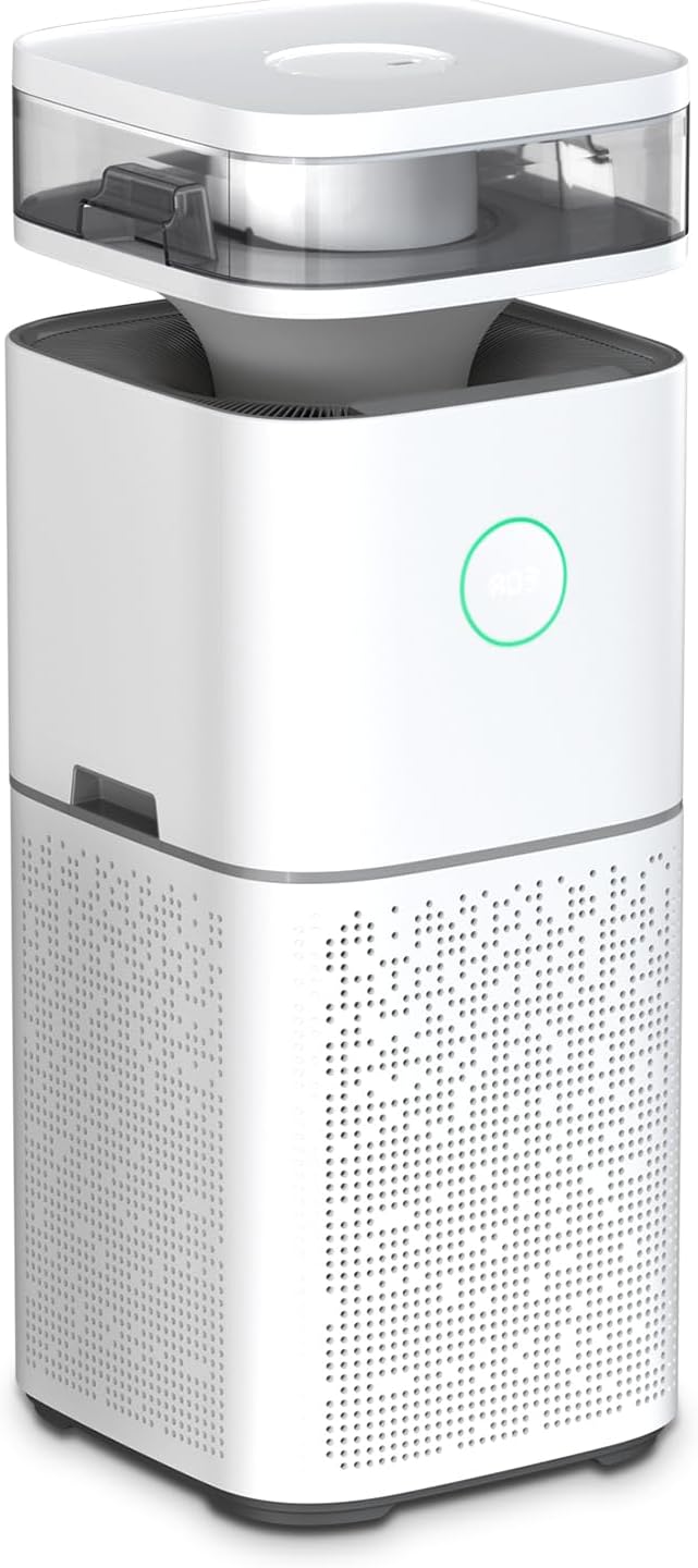 2-in-1 Air Purifier & Humidifier | H13 HEPA + Carbon Filter | 500m³/h CADR | Auto Mode for 60㎡ | Quiet Night Light (≤55dB)