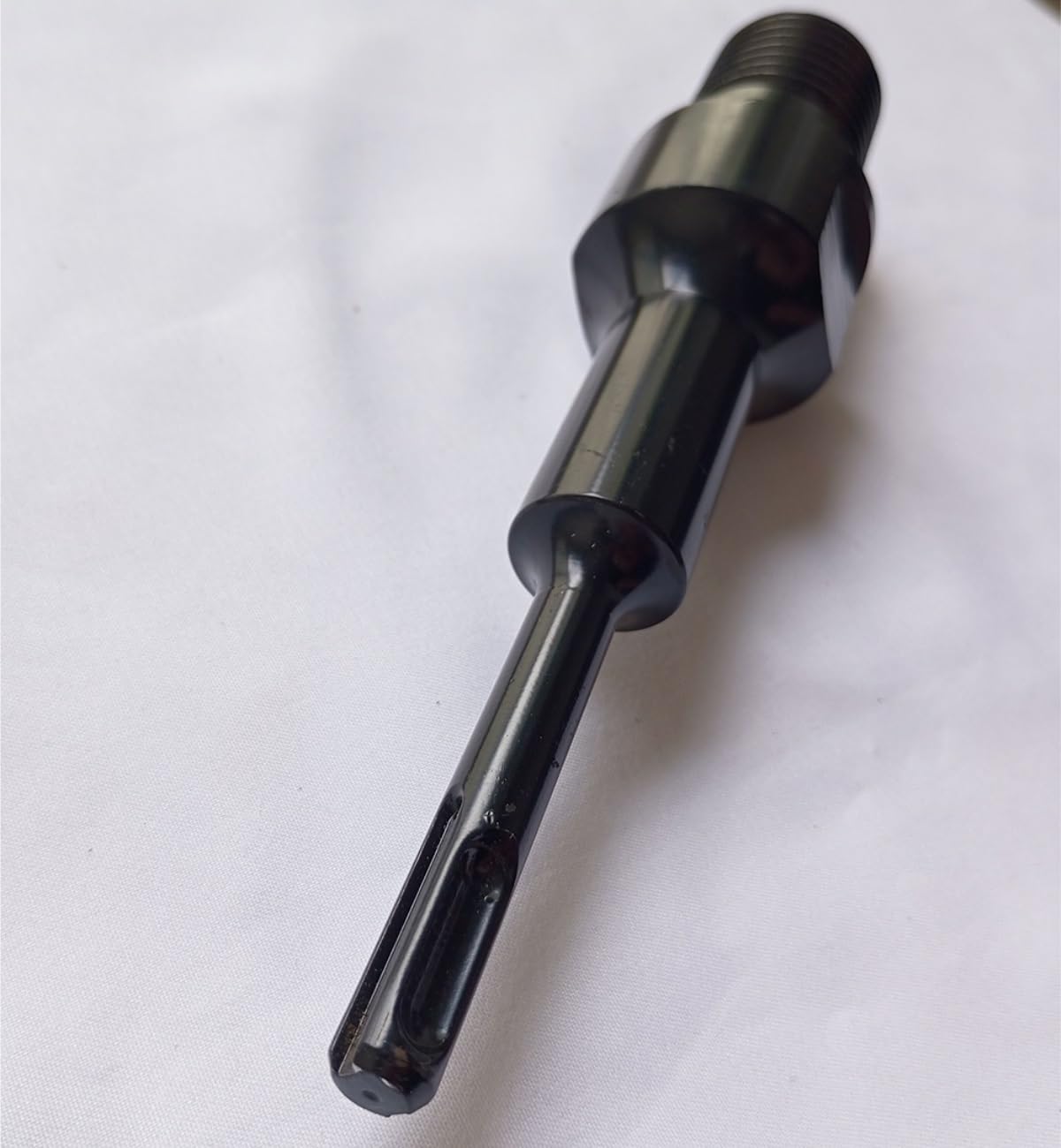 Adapter gwintu do koronek diamentowych wiertła rdzeniowego męski 1 1/4"-7 (żeński: 1/2" BSP) do SDS Plus długość gwintu 190 mm konwerter przyłączeniowy