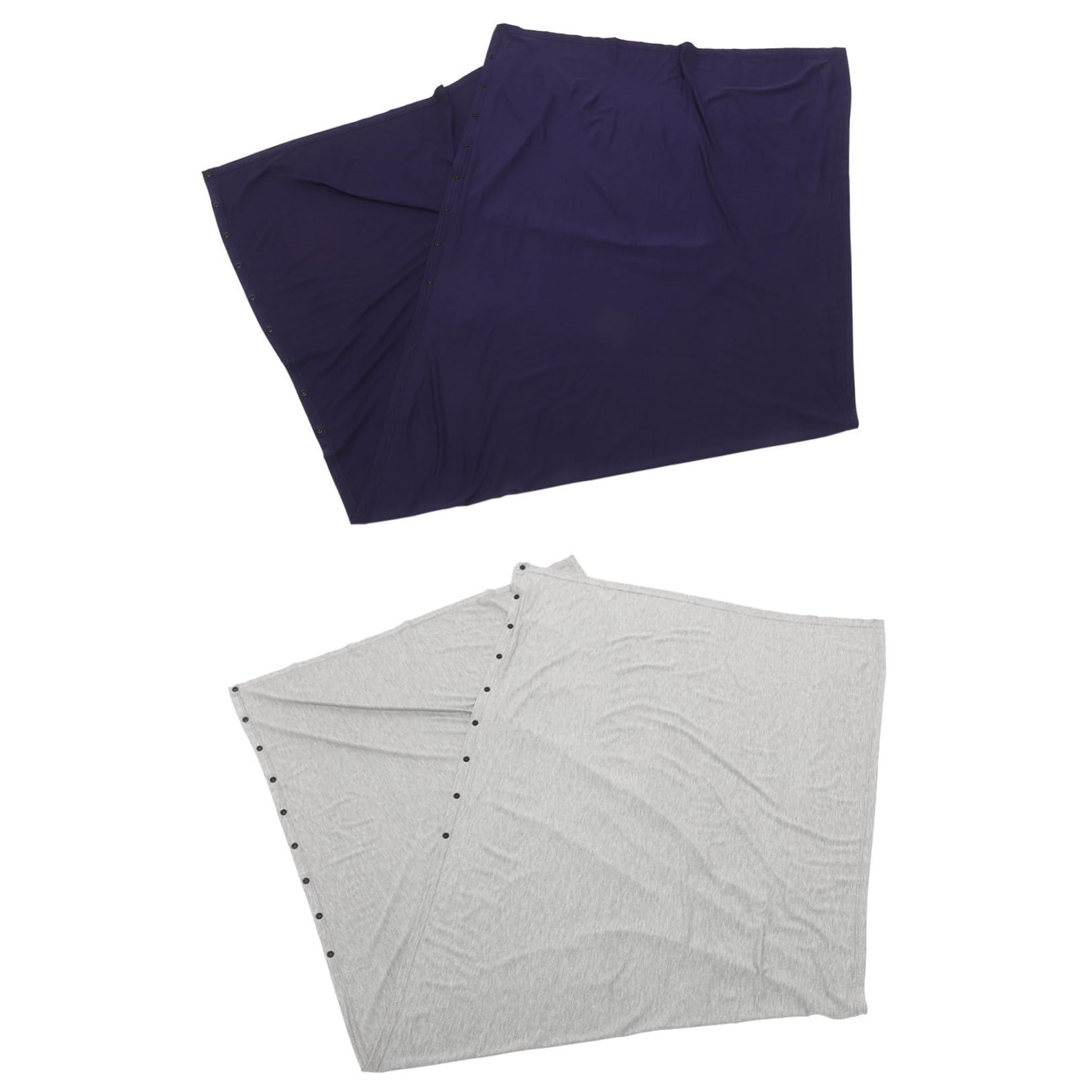 Poncho D'allaitement 2 Pièces en Coton, Châle Respirant Ajustable