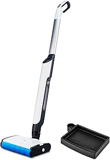 MEDION Bodenwischer H11 (elektrischer Wischmopp & Bodenreiniger, kabellose Bodenreinigung, getrennter Frischwasser & Schmutzwassertank, bis zu 45 Min. elektrisch reinigen, Bürstenrolle für Hartböden