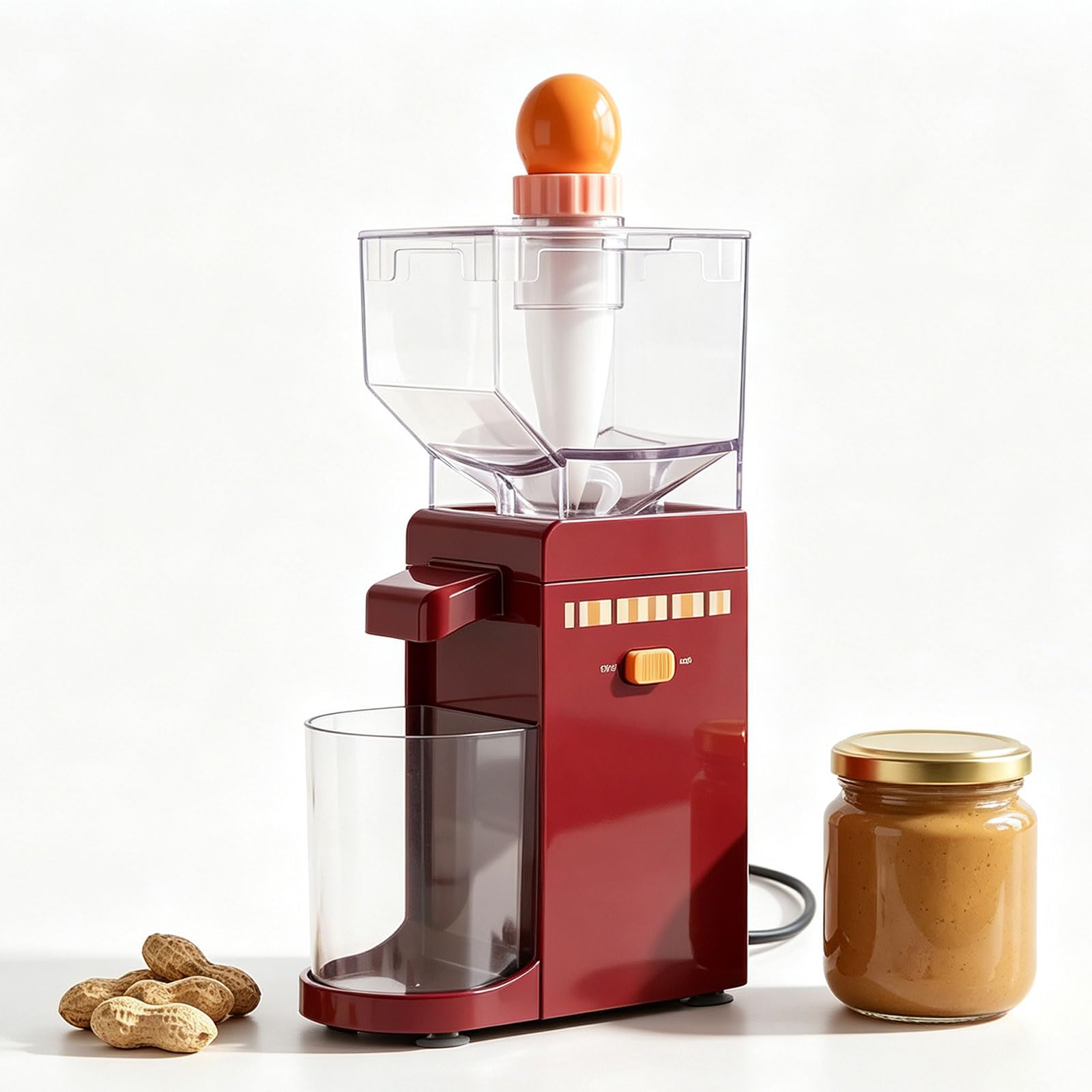 Moulin À Amandes Électrique Avec Mécanisme De Broyage Amovible, Machine À Beurre De Cacahuètes, Pour Amandes, Noix De Cajou Et Noisettes.