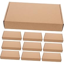 Housoutil 12 Pcs Corrugated Airplane Storage Boxes, Lightweight Sturdy Cardboard Packing Boxes, Folding