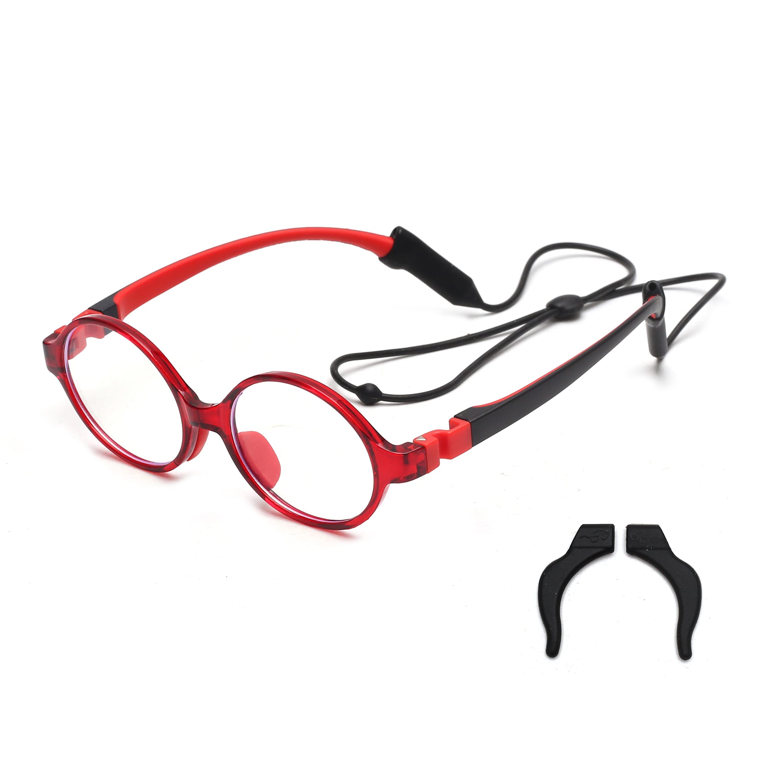 JM Kids Blue Light Glasses, Computer Gaming Grasses for Girls Boys Age 3-10, Anti Blue Ray TR90 Eyeglasses