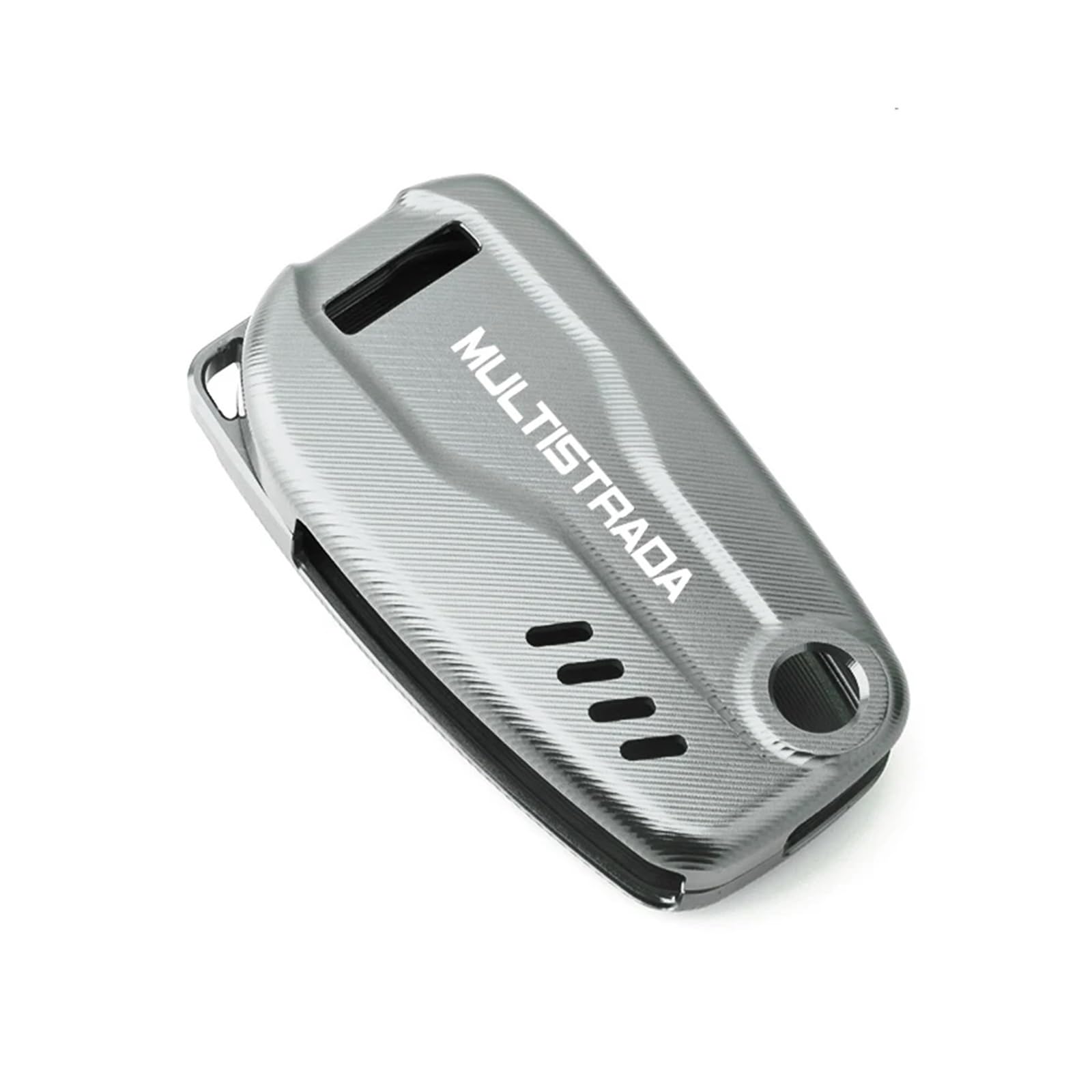 Etui ochronne na kluczyk motocyklowy do Multistrada 950 1260 S 2017+ akcesoria motocykl klucz zdalna osłona CNC łańcuszek i brelok do kluczy (B tytan)