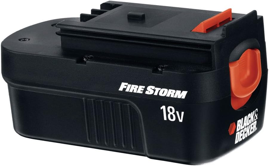 Black & Decker FSB18 FireStorm 18-Volt NiCad Slide Style Battery