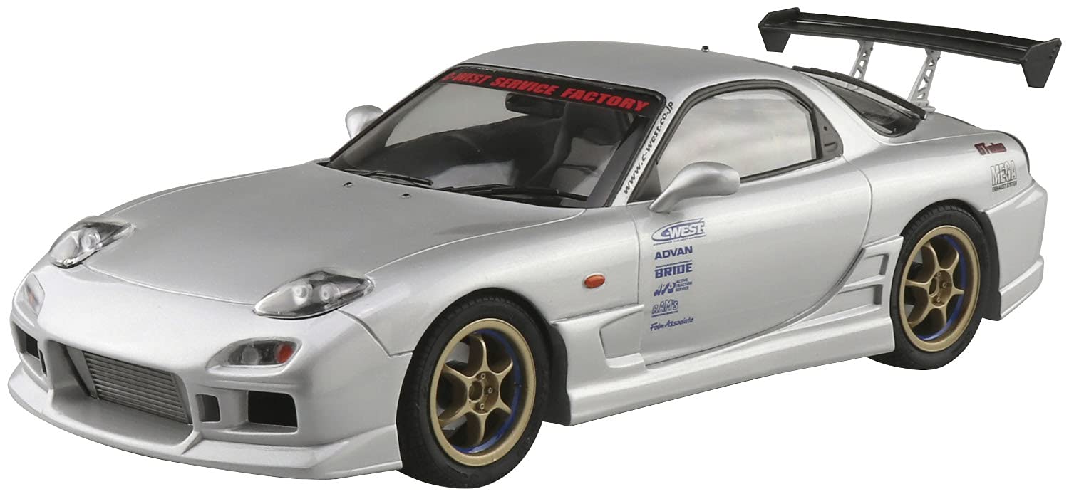 Aoshima Mazda C-West FD3S RX-7 ’99 1:24 Scale Plastic Model Kit