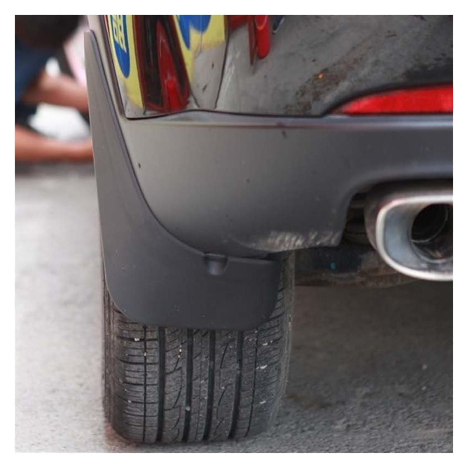 Xuanqingyi Store Vorne Hinten 4PCS Kompatibel Mit SsangYong Kompatibel Mit Korando Kotflügel Kotflügel Schmutzfänger Schutz Spritzschutz Kotflügel Kotflügel Auto Zubehör