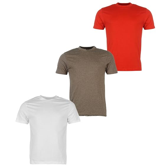 Buy DONNAY Mens Pack of 3 Plain Crew 