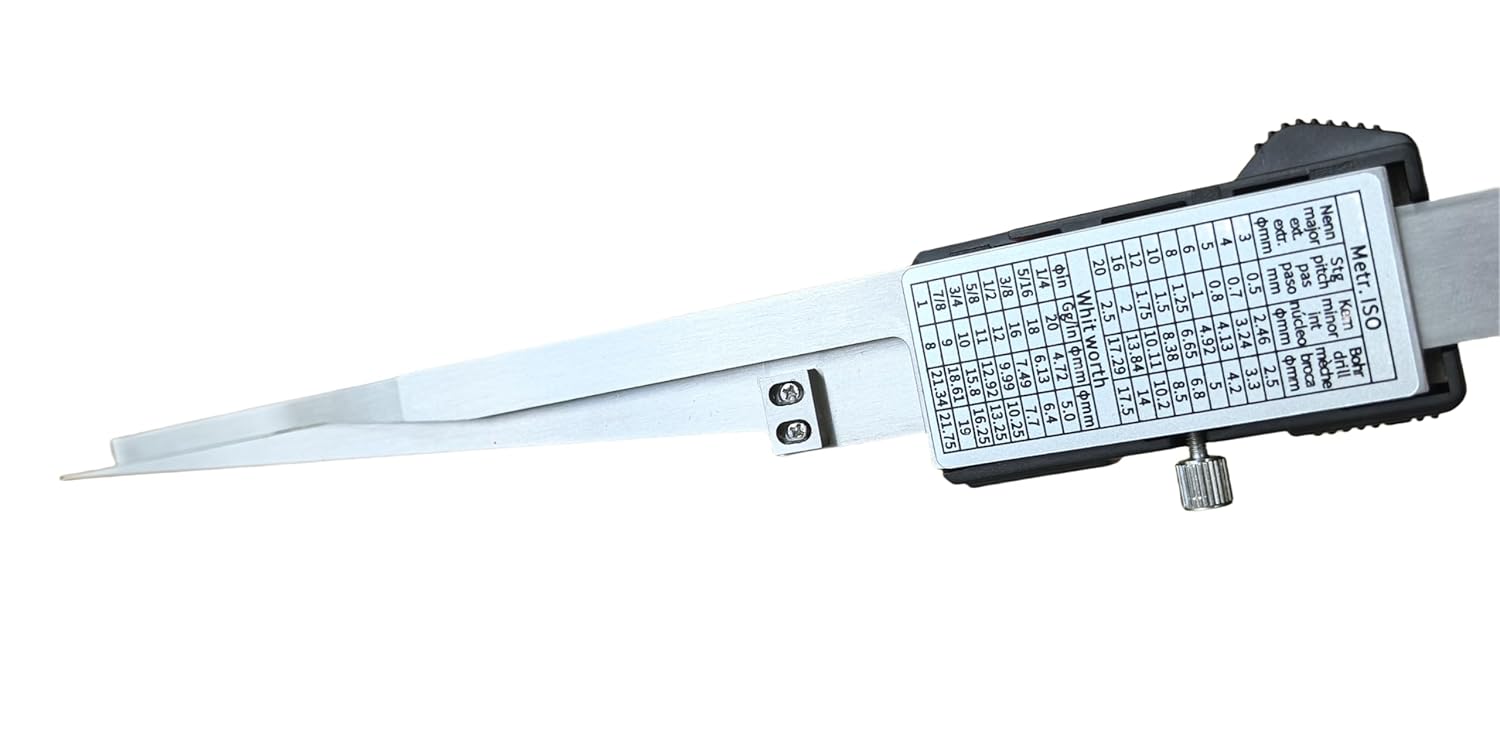 Digital Taper Gauge Gap Gage Welding Wedge Feeler Gauge Gap Feeler Wedge Gauge Gap (Digital 0.2-10mm)