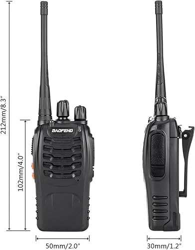 Miniatura 4 de Baofeng Radio 888S Walkie Talkies recargables Walkie-Talkies de largo alcance con auriculares para adultos, radios de 2 vías, walkie talkies para