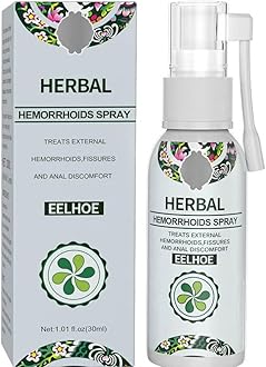 Herbal Hemorrhoids Spray - Soothing Relief with Natural Ingredients - Fast-Acting Formula for Hemorrhoid Discomfort - 30ML