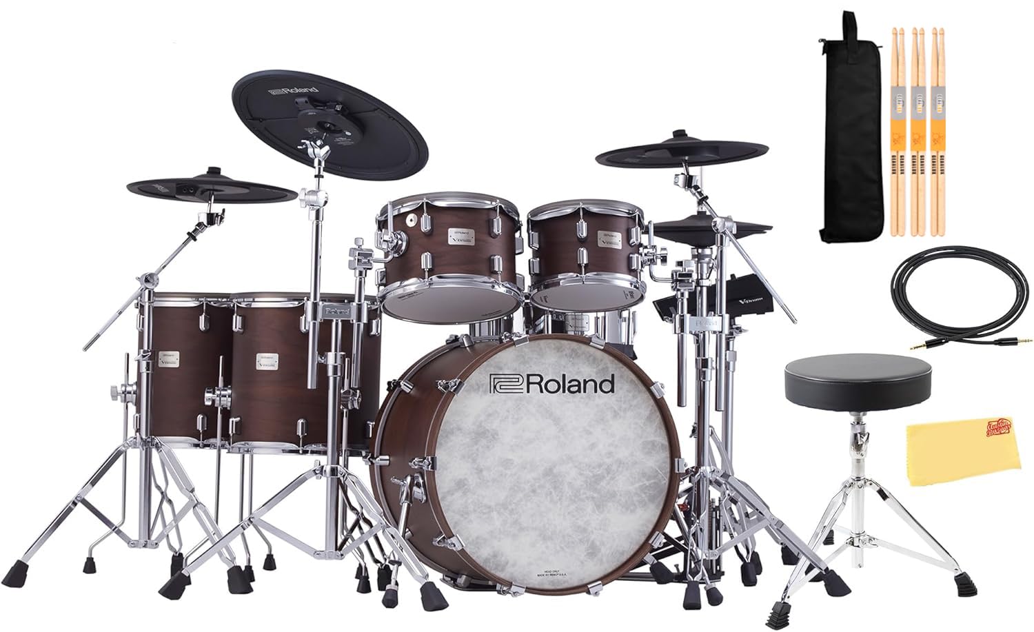 Amazon.com: Roland VAD716 V-Drums Acoustic Design Electronic Drum