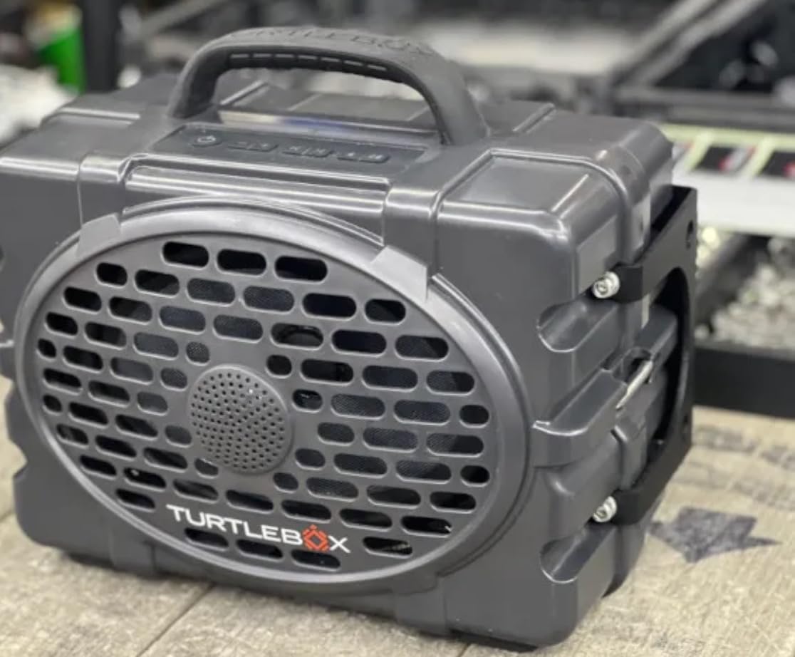Turtlebox Original Gen 3: Portable Outdoor Bluetooth Speaker – Ultra-Loud (120dB), Waterproof (IP67), Rugged, Impact-Resistant, 3-Day Battery | Party Mode: Unlimited Pairing for Stereo Sound, Gray photo review