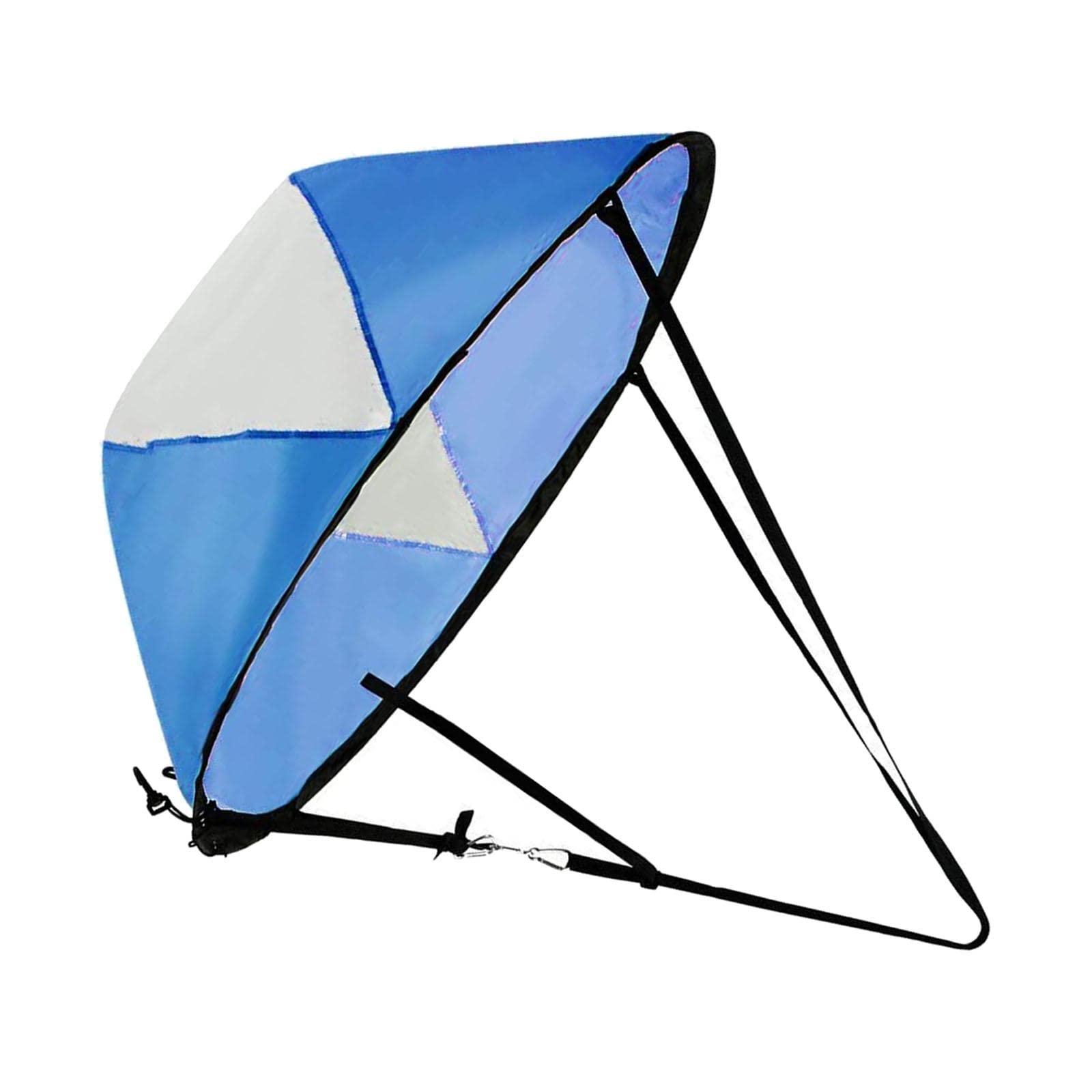 Colcolo Kayak Segel Windsegel mit Tragetasche, 42" (108cm) Langlebiges Windsegel Windpaddel Sup Paddle Board Sofortiges für Boot Segelboot Kanu Faltbarer Stil